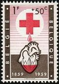 x 1096/1101 - Rode kruis Uitgiftedatum: 10/06/1959 folder Nr.