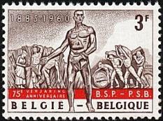 1131/1132-75e Verjaardag v/d Belgische