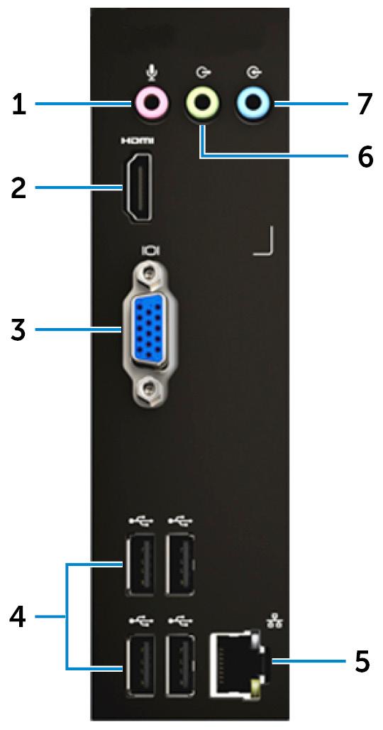 Sluit USB-, audio-, video- en andere apparaten aan.