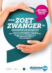 Zoet Zwanger Initiatief van de Diabetes Liga vzw, gesteund door de Vlaamse Overheid, huidige projectfase tot eind 2018.