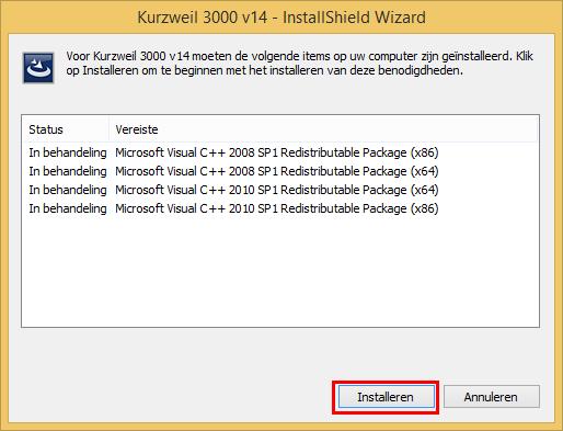 Indien het venster Gebruikersaccountbeheer verschijnt, klik op Ja om toe te staan dat het programma geïnstalleerd wordt. (niet van toepassing voor Windows XP).