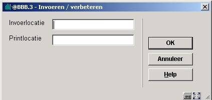 2.5. Locaties - afo 245 Bij deze optie kan men aangeven dat er van een andere locatie geprint moet worden dan de locatie waar men aan het werken is.