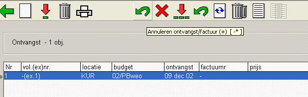 Hoe kan ik een bestelling schrappen? Werkwijze : 1. Zoek de beschrijving met bestelling op. 2. Dubbelklik op de bestelling zelf. 3.