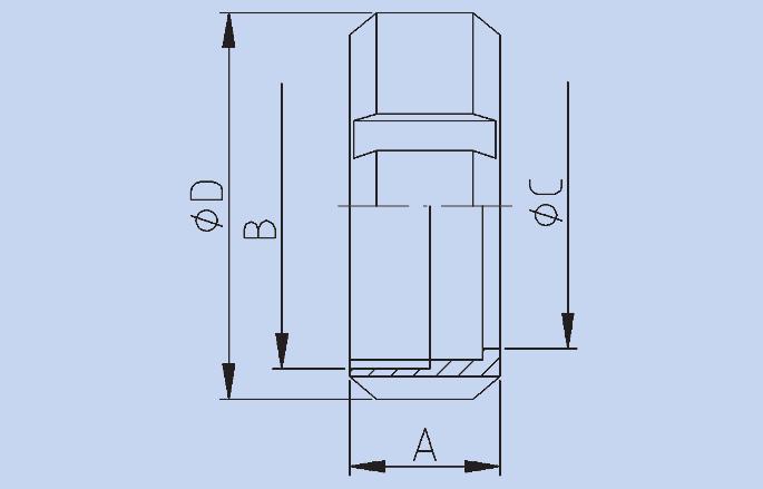 WARTELMOER ZESKANT IDF BS 4825 Inch A B C D E Kg 304L 1" 30,0 Tr38,3x1/8" 30,5 SW46 0,410 17134029BS 1,5" 30,0