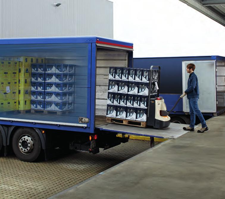 toepassingen te dichten. Met een gewicht vanaf 279 kg (exclusief batterij) is de WP 3010 de lichtste truck in de WP-serie. Toch is het allesbehalve een lichtgewicht.