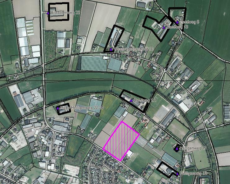 1. INLEIDING 1.1. Situatie De initiatiefnemer heeft het plan om ongeveer 63 woningen te realiseren binnen het plangebied Ammerzoden-Noord (fase I). Nabij het plangebied liggen enkele veehouderijen.