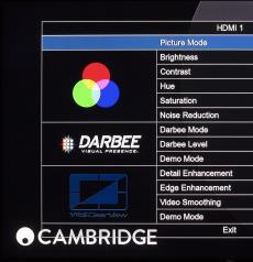 Audio De DARBEE Visual Presence technologie laat aanpassingen toe voor elk digitaal video content.