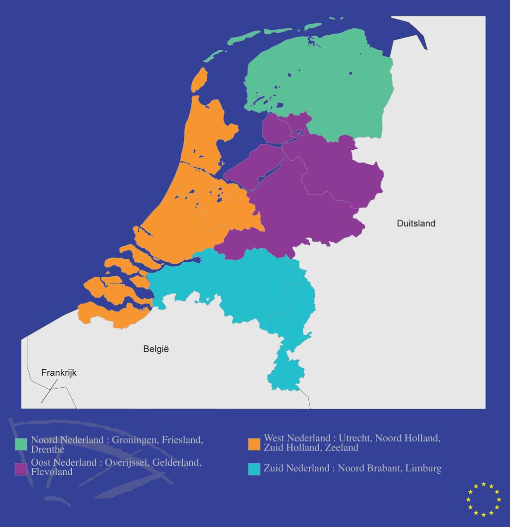 REGIONALE ANALYSE Op grond van de analyse van verschillende EB/EP-enquêtes die zijn gehouden tussen 2007 en 2012 is er een aantal verschillen tussen Nederlandse regio's aan te wijzen.