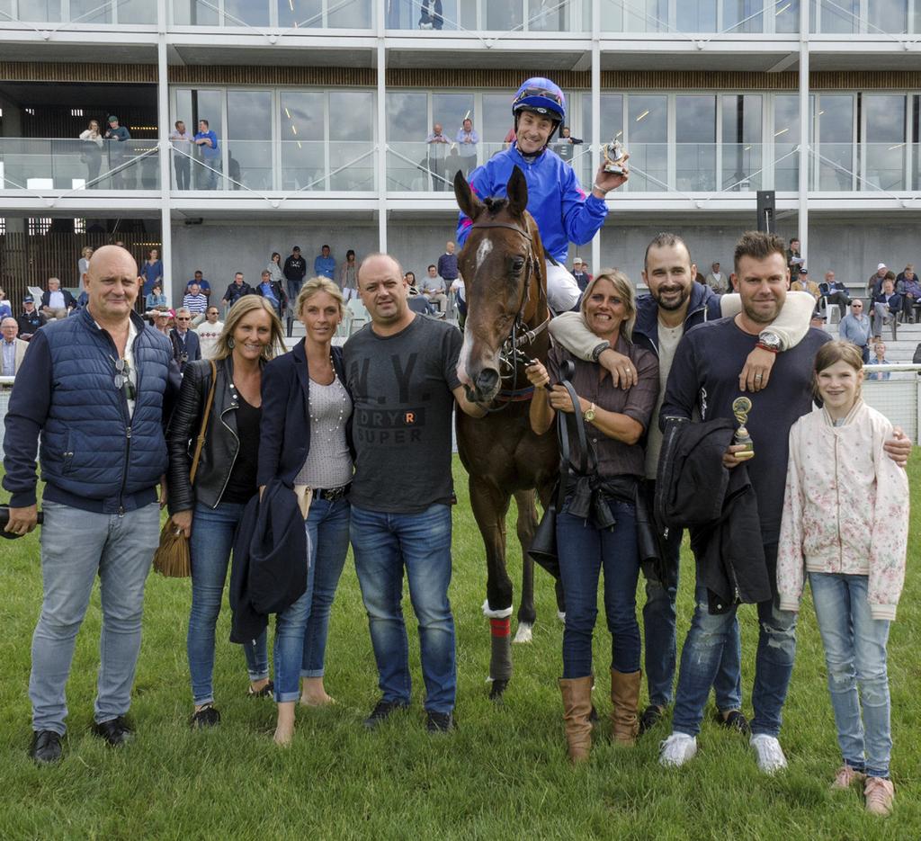 Eigenaar Marc Steeland eindigde ook hier op de eerste plaats met het paard BIZET (IRE) en jockey Stephan Breux.