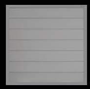 Composiet deur grijs met vast frame Antracietkleurig frame en grijs kleurige planken. Incl. RVS deurbeslag.