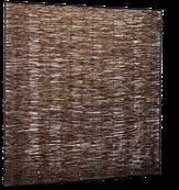 dikke zwarte bamboestokken. Frame van douglashout 4,5x7 cm.