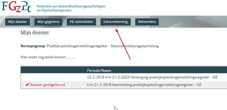 gebruikersnaam en een link om een wachtwoord in te stellen. De beheerder van het POI-register is per definitie niet dezelfde persoon als de beheerder van het Opleidingsregister.