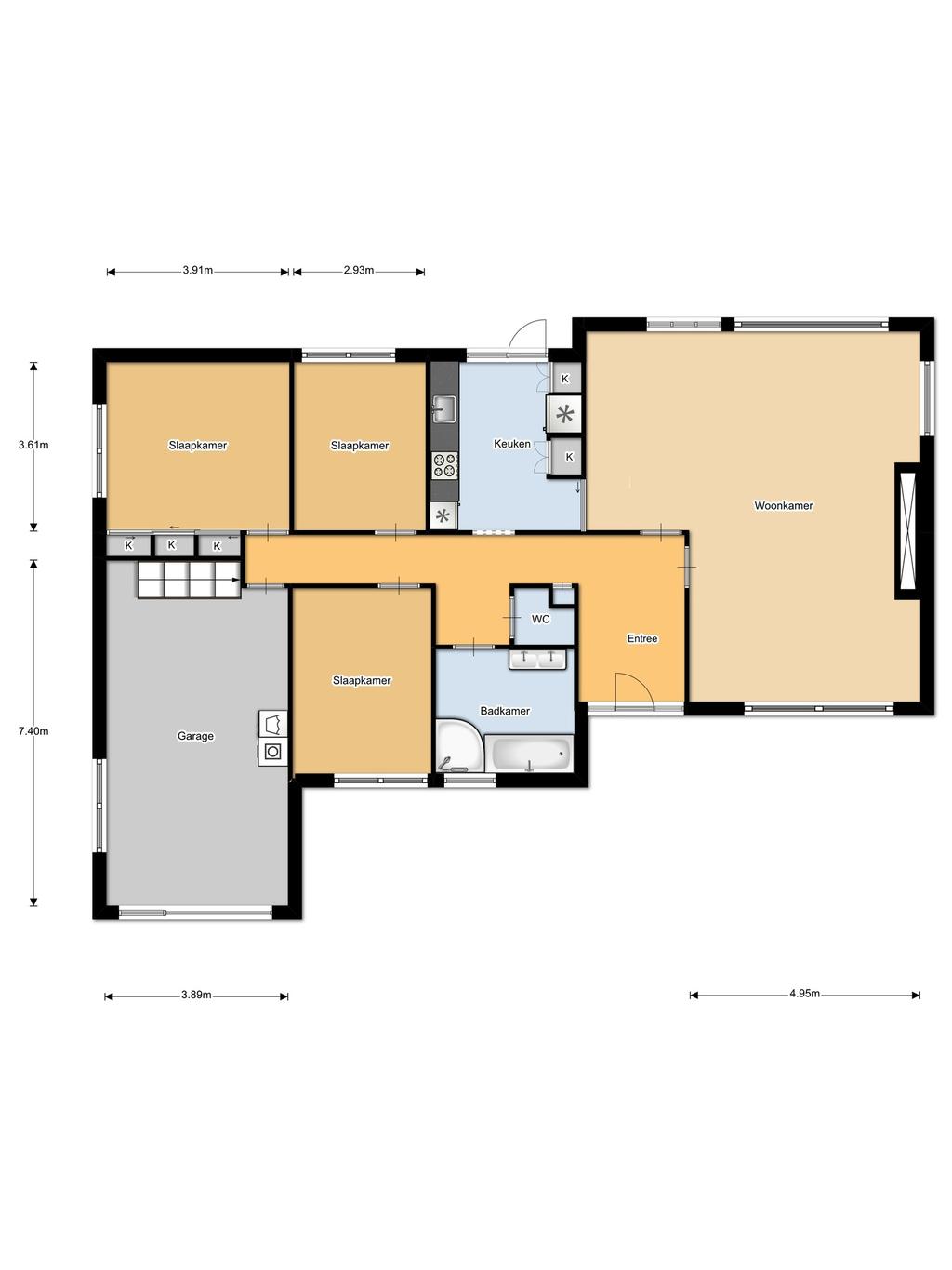 Plattegrond Begane grond