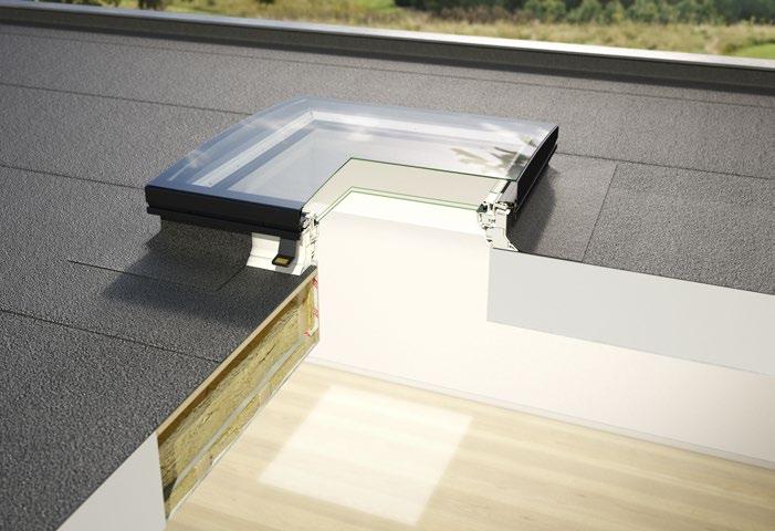 6 redenen om te kiezen voor VELUX lichtkoepels VELUX daglichtoplossingen Veel leefruimten met een plat dak, bijvoorbeeld in een uitbouw, krijgen weinig daglicht.