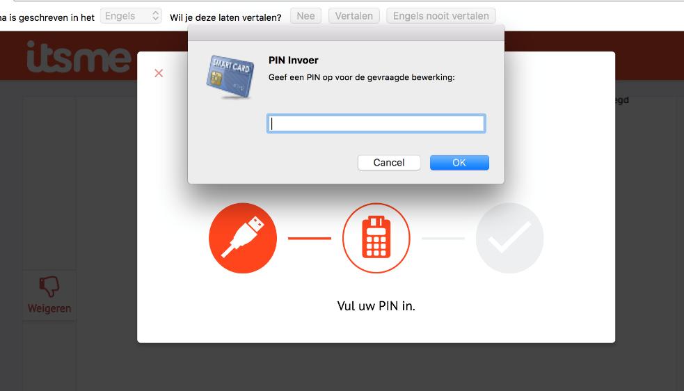 Op het scherm verschijnen je eid gegevens (foto, naam, rijksregisternummer, ) Vink het vakje aan voor akkoord met Belgian Mobile ID.