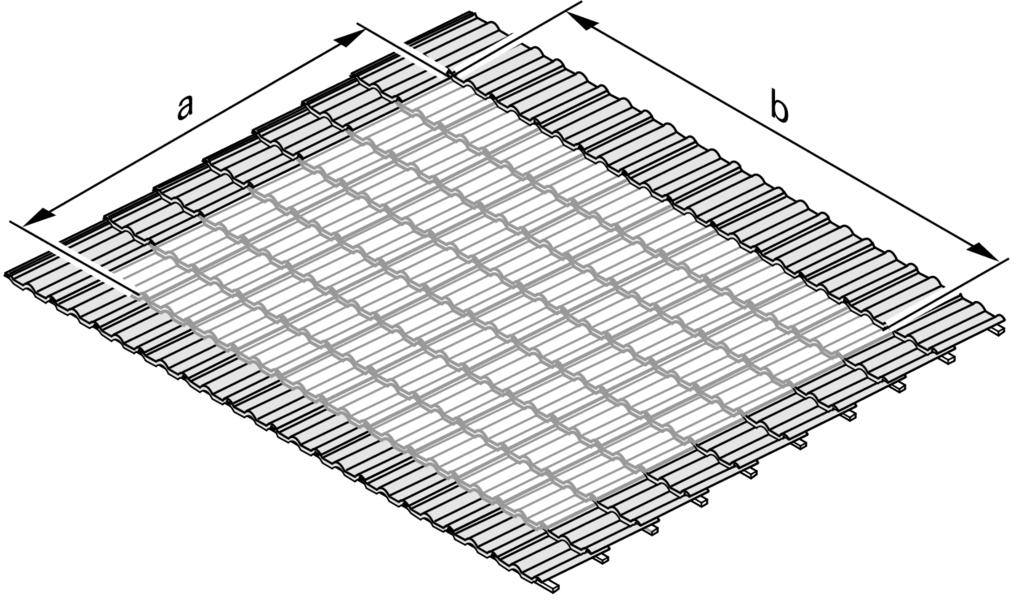 Ontwerphandleiding (vervolg) Schuine daken - opdakmontage Dakoppervlaktebehoefte Opmerking Bij de montage zonder dakhaak, bijv.