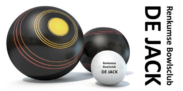 Renkumse BowlsClub de Jack Bowls is een sport, waarbij het de bedoeling is uw bowl zo dicht mogelijk bij de jack (klein doelballetje) te plaatsen.