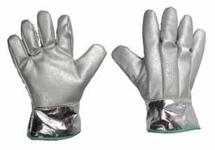 Glasvezeldoek handschoen IHR gecoat Handschoen IHR gecoat glasvezeldoek, vijfvinger model, palmzijde 3