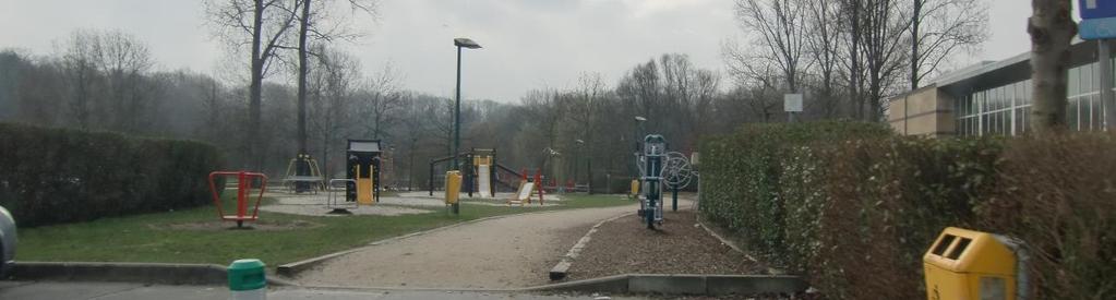 Speelweefsel in Bilzen - Gewenste situatie STADSKERN Recreatieve site: De Kimpel - Kattenberg park Haffmans - Borreberg 2. Bestaand formeel speelterrein kwaliteitsvoller maken.