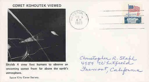 PEREK-KOHOUTEK Komeet Kohoutek (C/1973 E1) aka 'Comet of the