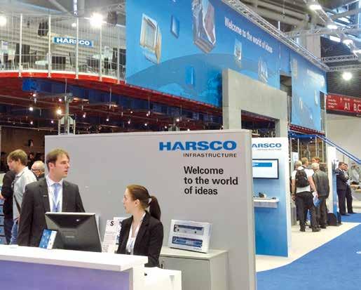 Bijna een kwart miljoen bezoekers kwam van buiten Duitsland. Het nieuwe wandbekistingssysteem Platinum 100 was de grote trekpleister op de trendy stand van HARSCO, die met 1.