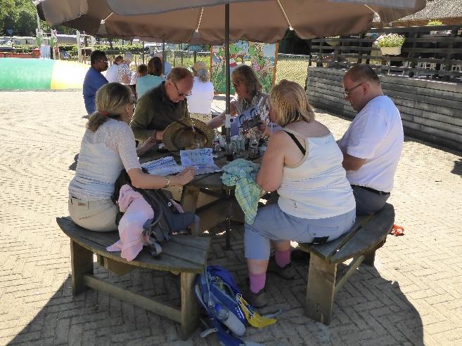 onze meegebrachte lunch.