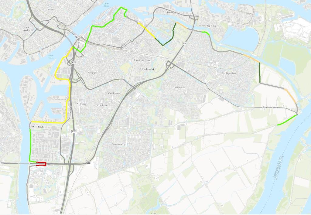 Figuur 3: Ruimtelijk toetsoordeel voor het toetsspoor