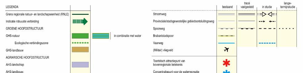 3 Gebiedsplan Brabantse Delta (2005) De kreken en rivieren (Dintel, Mark-Vliet kanaal, Derriekreek,Roosendaalse Vliet) in of vlak bij het