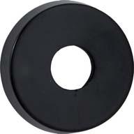 Veiligheids rozet zwart, 58 mm t.b.v.