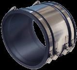 INCL.21%BTW 20/07/18 4-1-4-2-0 FLEXCO KOPPELINGEN 1 Mof in EPDM rubber met een dikte van ong. 8mm en voorzien van RVS spanbeugels.