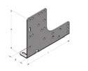 WBA L-Beugel rechts 130 x 174 mm. 732 174 130 13,92 76 WBA L-Beugel links 130 x 174 mm.