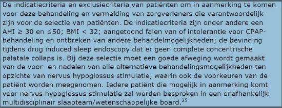 opmerkelijk dat daarover niets wordt gezegd. NVKNO P125 De Vries, 2015 (in inleiding bij techniek ook naar dit artikel refereren)?? wat betekent dit op literatuur, deze richtlijn wel.