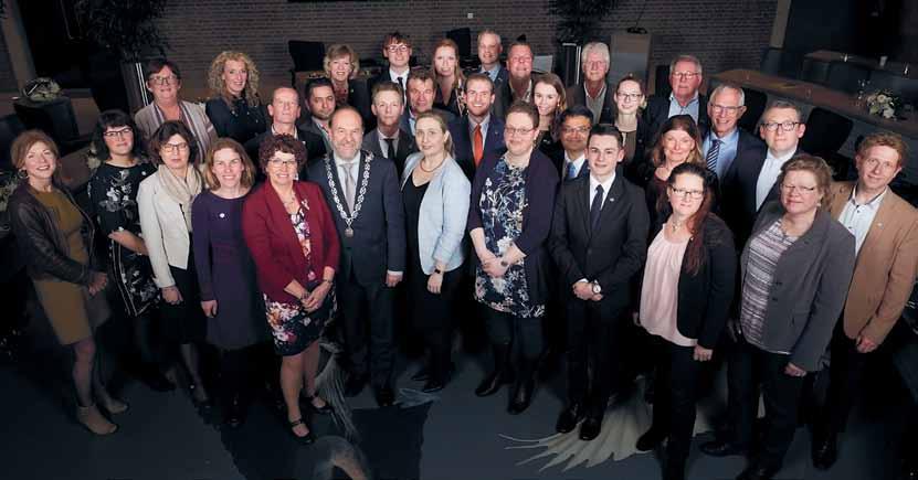 Jongenelen heeft twaalf jaar voor de lokale partij Burgerbelang in de raad gezeten, waarvan de laatste vier jaar als fractievoorzitter. Op de foto rechts Monique, de vrouw van Ad Jongenelen.