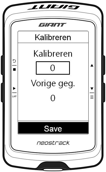 Tip: Zie bijlage C voor de kalibratieprocedures met de smartphone-app. Stap 1 na geslaagde koppeling.