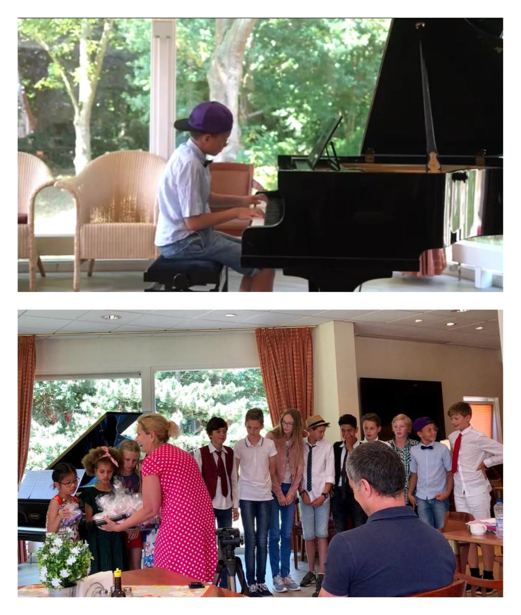 Nieuws van de Vrije Muziekschool Uitvoering piano 26 mei was de uitvoering door leerlingen van Mirjam Karres. Wat een feest was het weer! Er werd met veel energie, concentratie en toewijding gespeeld.