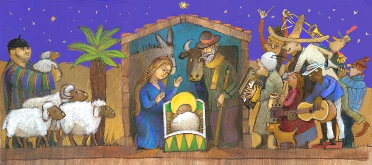 Een kind dat vrede zou gaan brengen voor alle mensen. Deze week brengen de kleuters hun kerstverhaal in de kerk.