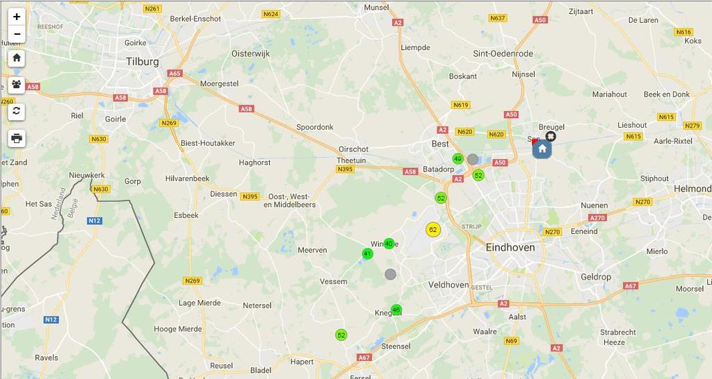 Snel aan de slag Met behulp van WebTrak kunt u elke vliegbeweging (zowel militair als civiel) van en naar Eindhoven Airport zien, inclusief informatie over elk vliegtuig.