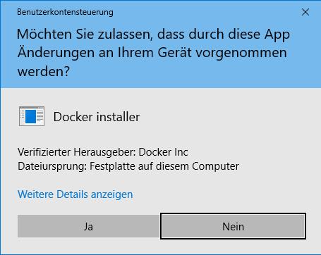 Mocht u de benodigde versie Windows 10 Pro niet geïnstalleerd hebben, voer dan een update naar deze versie uit. 3.1.1 Download Docker 1.