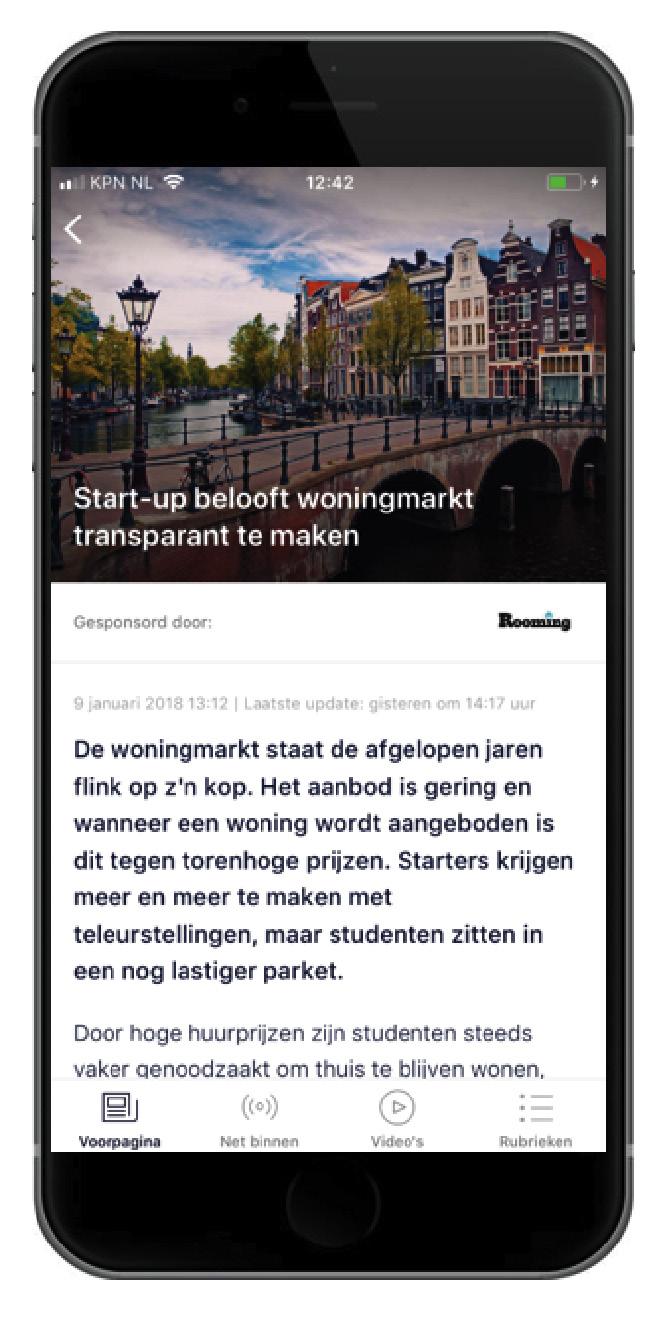 3. Branded Content NU.nl AANLEVERSPECIFICATIES Algemene richtlijnen ONLINE ADVERTENTIE De looptijd van een advertorial op NU.