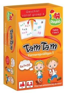 TAM TAM VERMENIGVULDIGEN 1 Tam Tam Vermenigvuldigen is geschikt voor kinderen vanaf 8 jaar die al wat verder gevorderd zijn met rekenen. Hiermee leren ze de tafels goed oefenen.