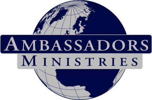 Missions Stichting Ambassadors Ministries Missions Postbus 331 1430 AH Aalsmeer Telefoon: 0297348649 Email: