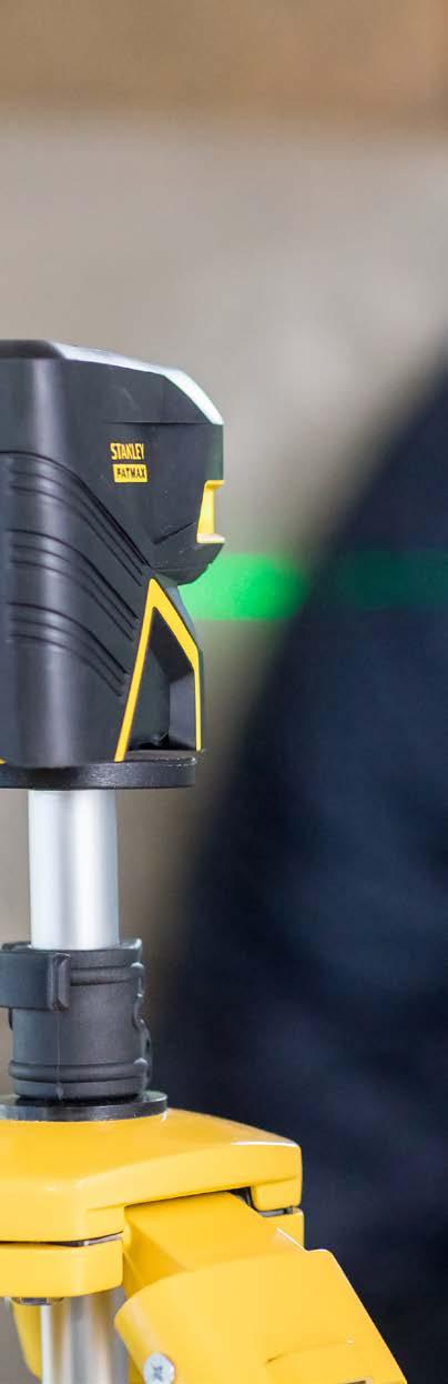 DE VOORDELEN VAN EEN De nieuwe professionele lasers met groene straal, zijn een grote innovatie binnen het assortiment van zelfnivellerende lasers voor de professionele gebruiker.