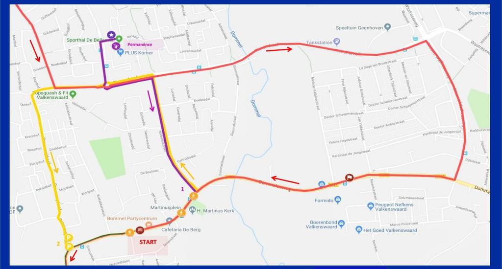 Laatste kilometer Omloop van Valkenswaard te Dommelen 1.