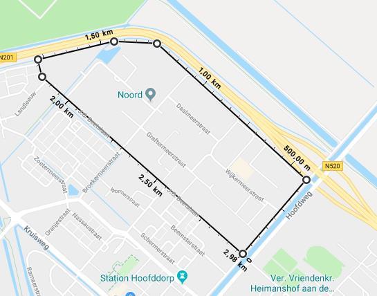 Hoofddorp Noord 47 ha / 40 ha netto 133 eigenaren Gebouwen 300 17.000 m2 vvo Totaalvolume 240.