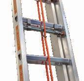 1 Bevestiging stabilisatiebalk (traverse) Schuifladders Voor de bovenstaande ladders