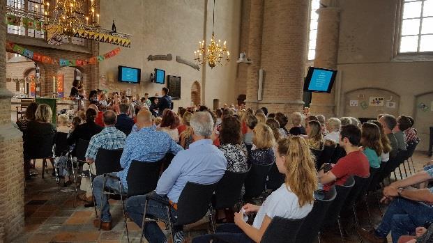 Bijbelproject en de kerk en schoolviering 2018 Zondag 10 juni is het bijbelproject eten in de bijbel afgesloten met een kerk-schoolviering in de Kerk aan de Haven in Waalwijk.