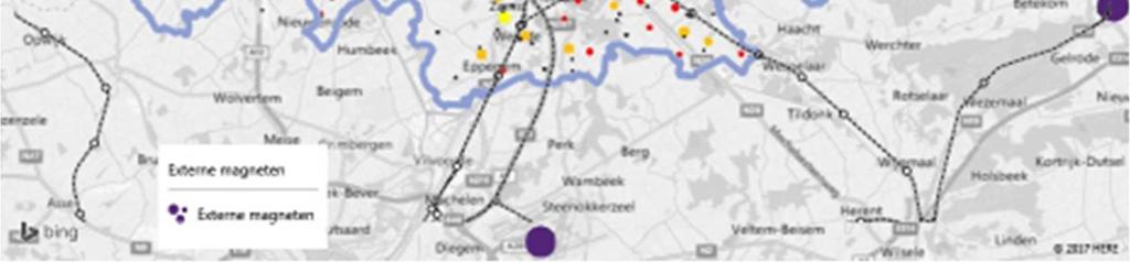 Overigens zijn ook Antwerpen en Brussel relevant voor de