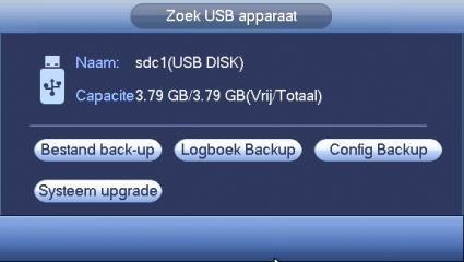 5. Exporteren van beelden - (Continue-opnames) Met de Dahua NVR is het mogelijk om de opgenomen beelden te exporten naar een extern USB