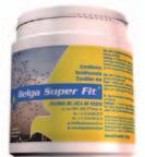 Belga Super Fit Een conditiemix op basis van vitaminen, spoorelementen, aminozuren, electrolyten, dextrose en biergist. NIEUW Verkrijgbaar in doosjes van 50 tabletten.