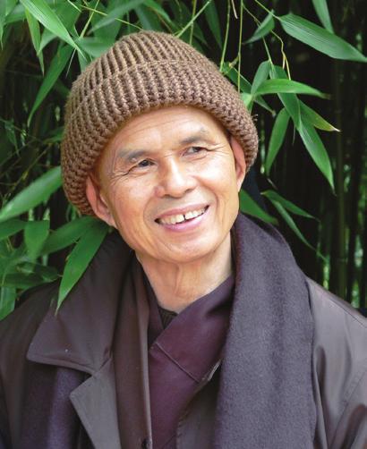 (mindful) leven komt veel voor in de boeken van Thich Nhat Hanh.